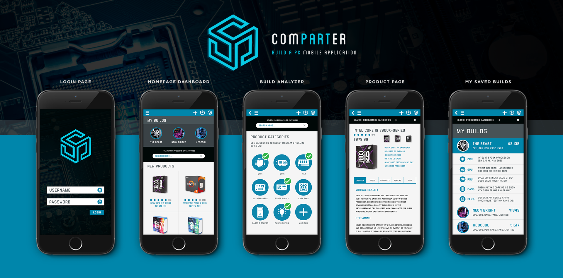 Comparter Mobile App