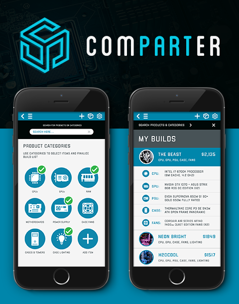 Comparter Mobile App